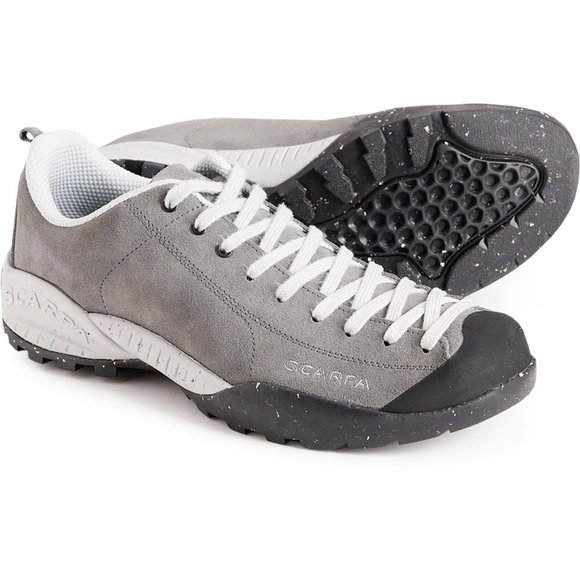 NEW Scarpa Made in Europe Mojito Planet Hiking Shoes - Suede For Men  Grey 764sn - Picture 1 of 6